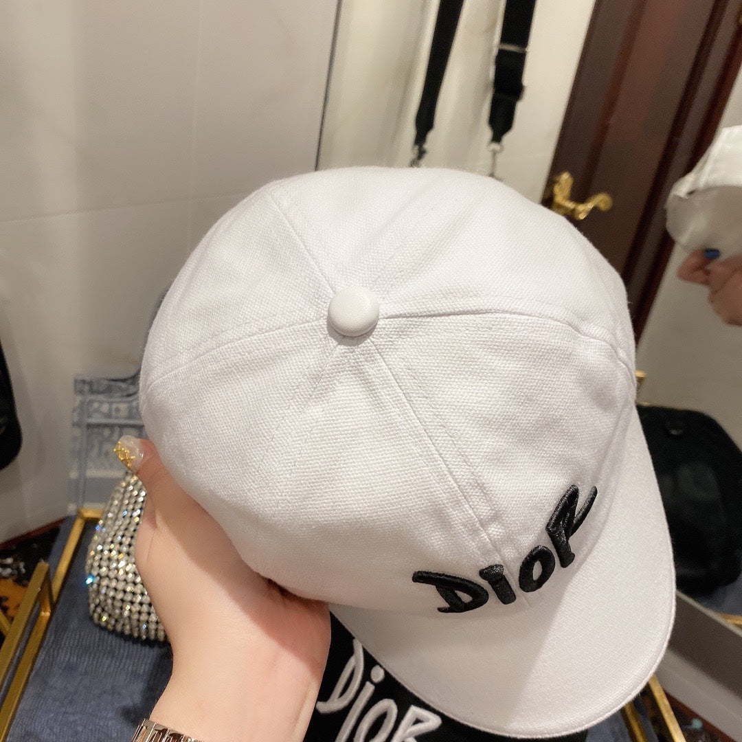 迪D家-簡約刺繡棒球帽 2色