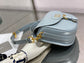 Dior Bobby-中號22cm-藍色牛皮