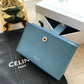 Celine 粒面牛皮風琴卡包
