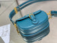 Dior Bobby-小號18cm-深海藍牛皮