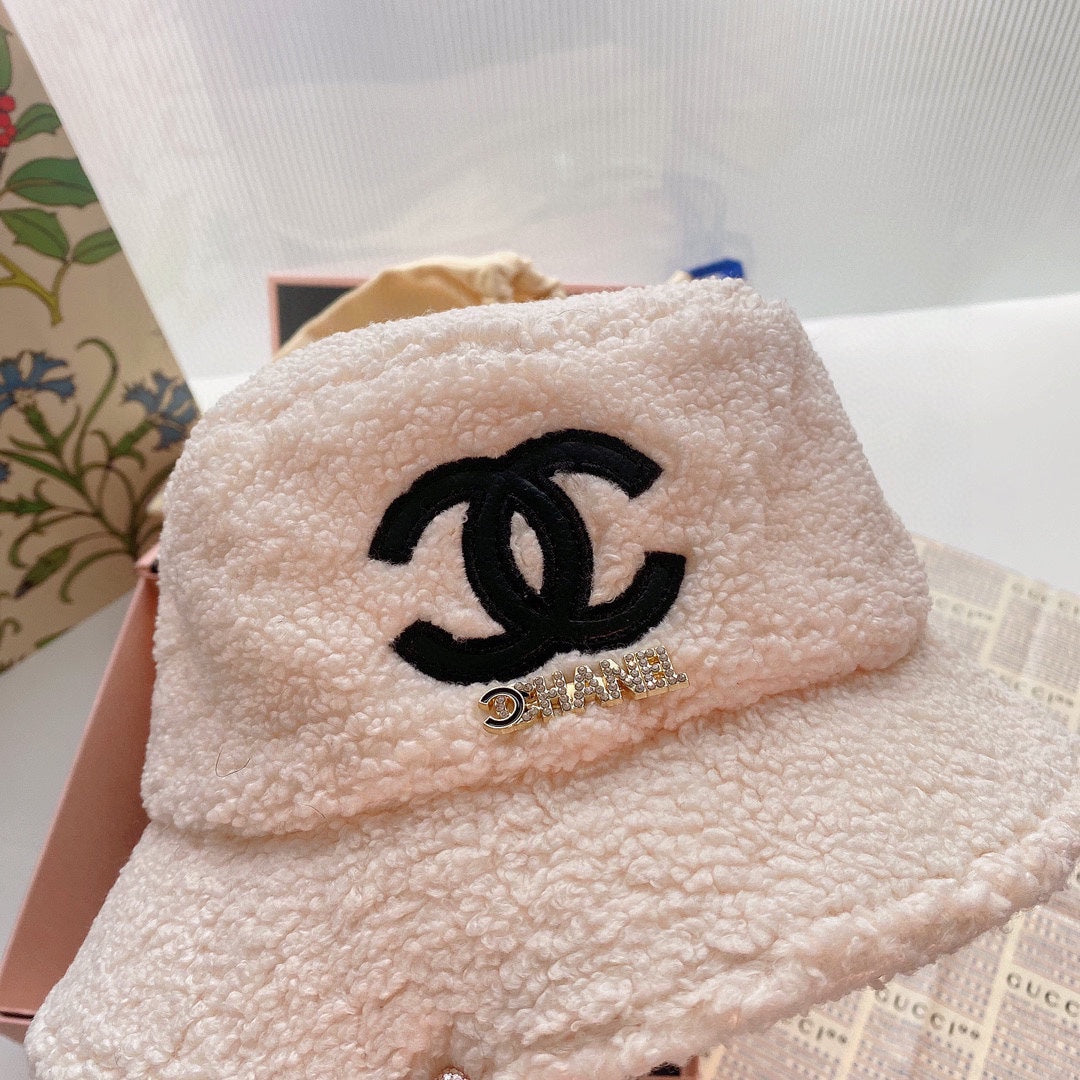小香家-羊羔毛雙面漁夫帽