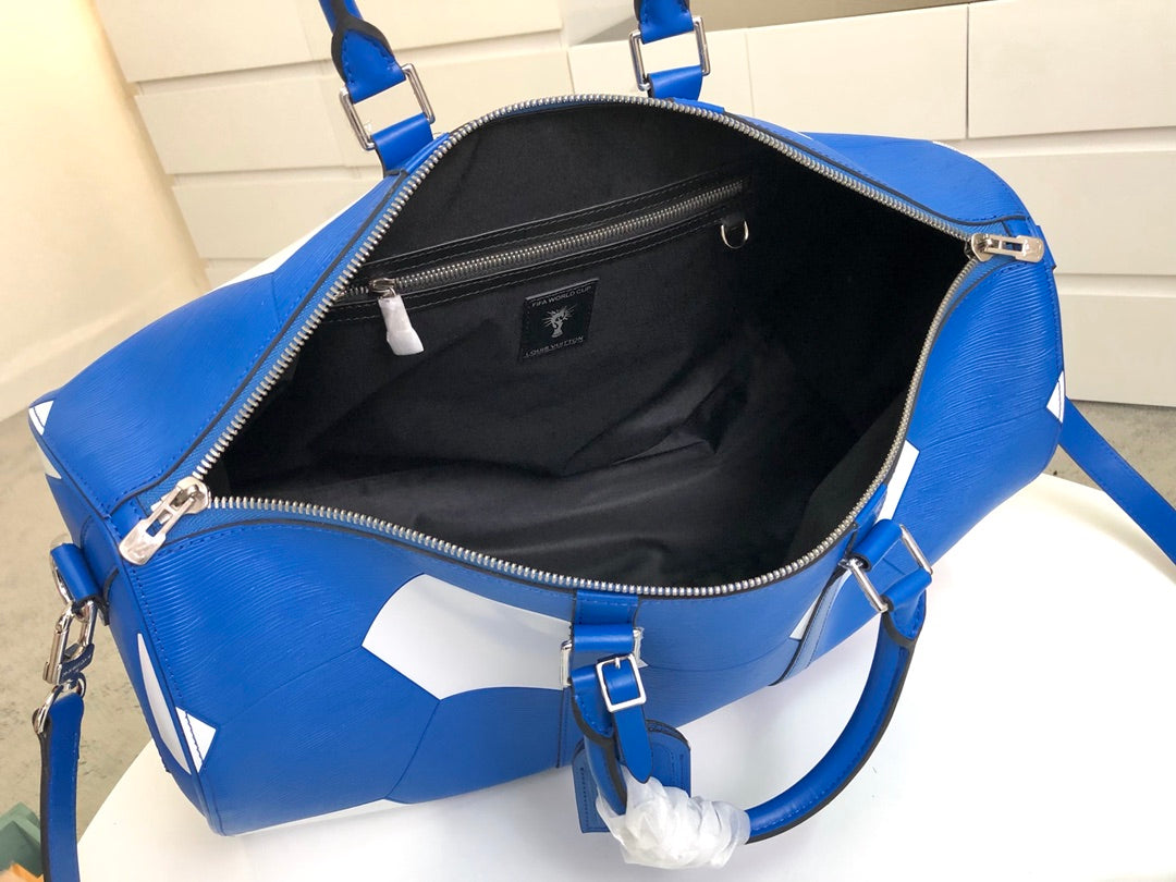 Lou-Keepall 50旅行袋 藍色