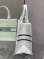 Dior Book Tote-小號36.5cm-秋冬絲絨菱格系列