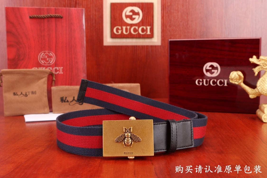 古G家-皮帶-3.8cm-男款