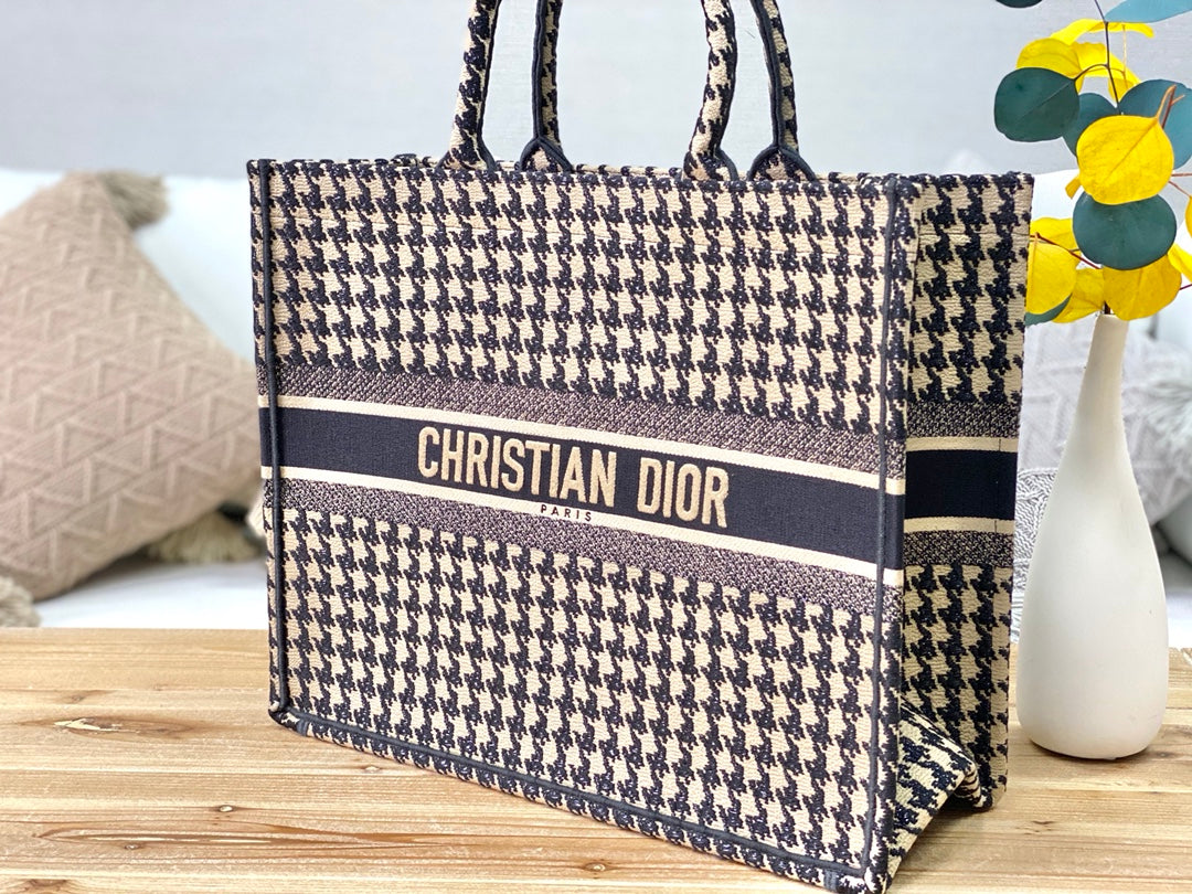 Dior Book Tote-大號41.5cm-千鳥格
