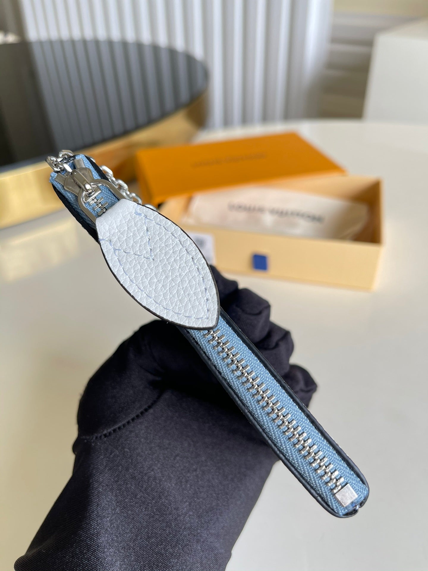 LV M69508 漸變藍 Zippy零錢包