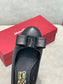 Salvatore Ferragamo鞋-菲拉格慕 VARA蝴蝶結 粗低跟鞋