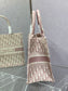 Dior Book Tote-小號36.5cm-粉色老花