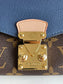 LV M64092 藍色老花 信封式Pallas錢夾