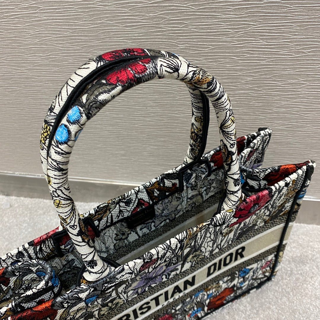 Dior Book Tote-小號36.5cm-月季花系列