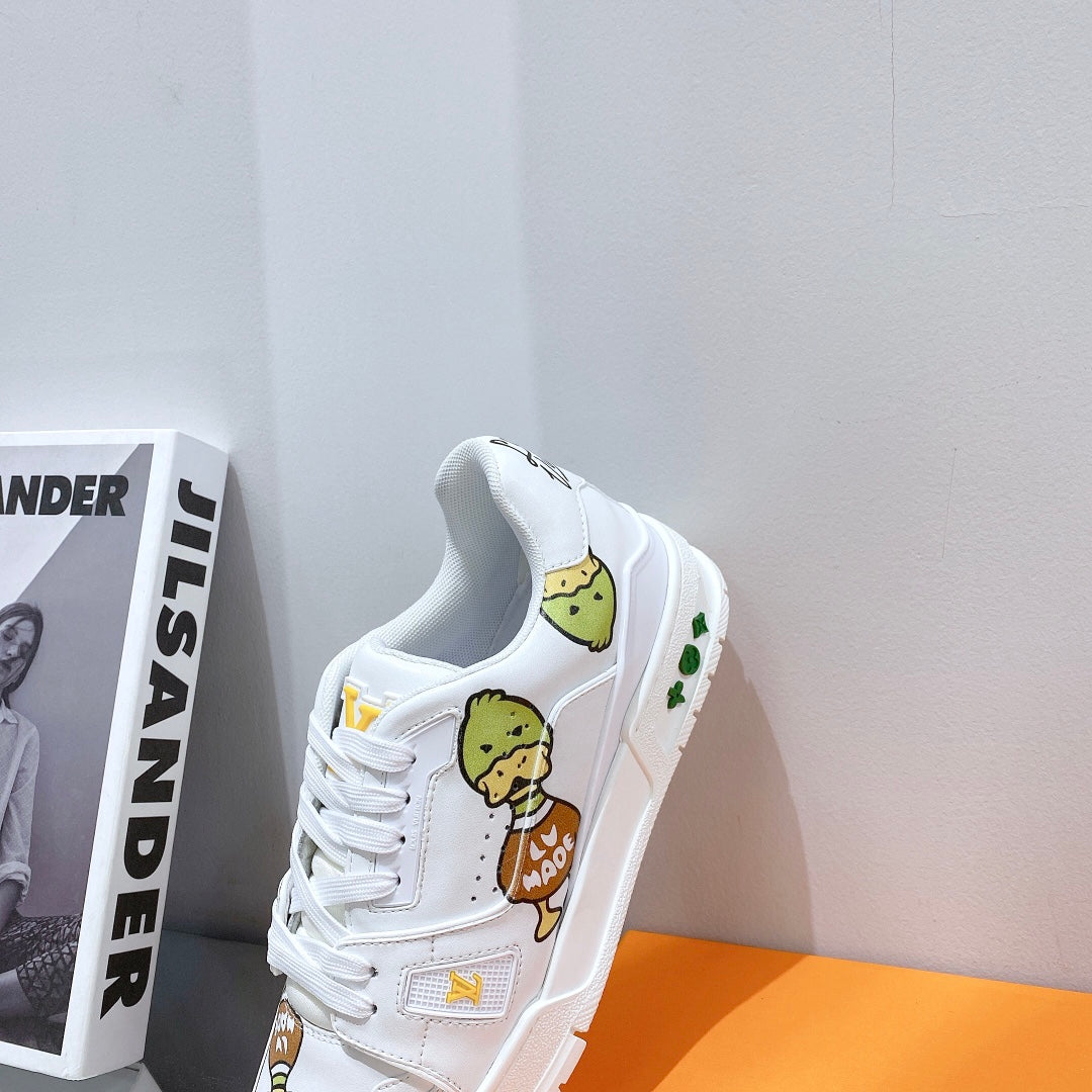 LV鞋-LV Trainer造型吊牌 情侶款 休閒鞋