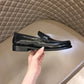 Sal-休閒皮鞋 亮面黑色