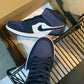 N1K- AJ 1 mid 中筒板鞋 休閒鞋 藍色