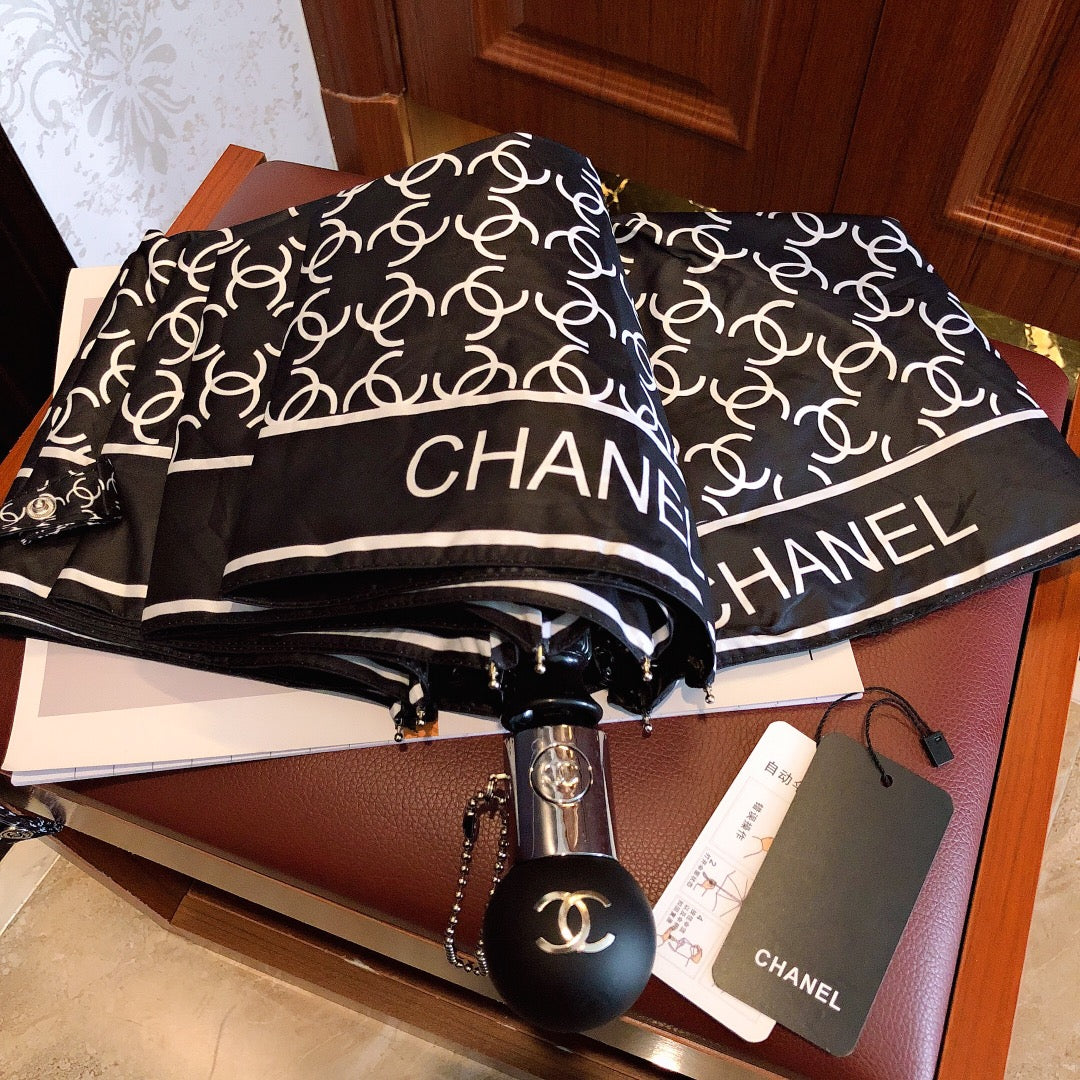 CHANEL-雨傘-黑色