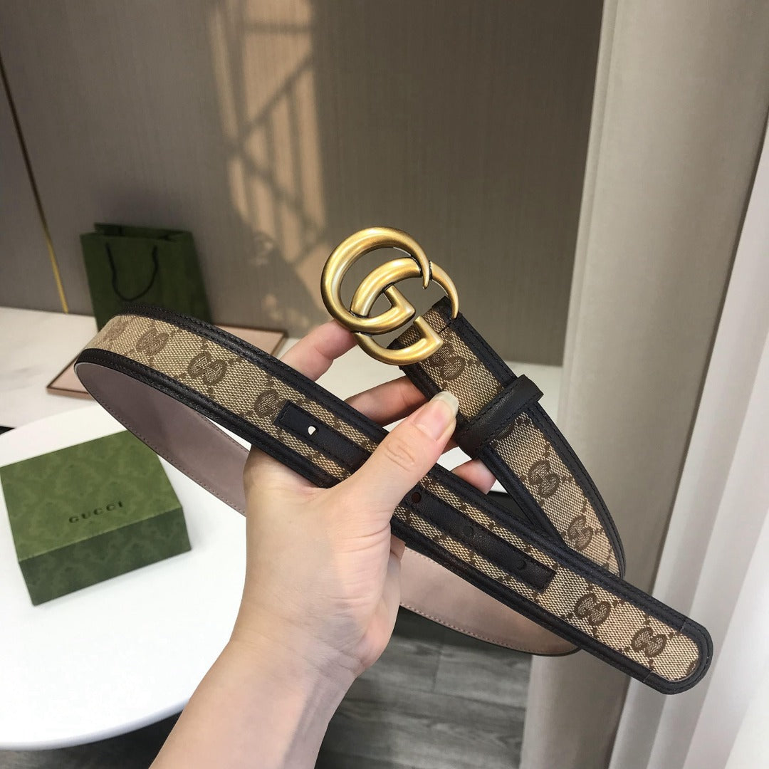 古G家-黑色皮帶-3.0cm