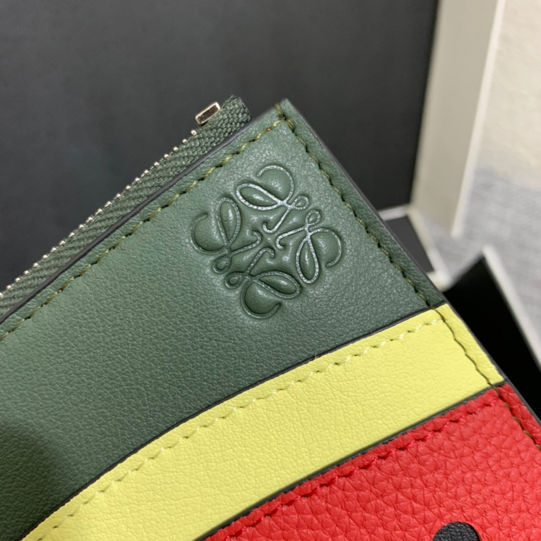 Loewe 拉鍊西瓜卡包