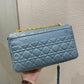 Dior Caro 大號28cm-馬卡龍藍