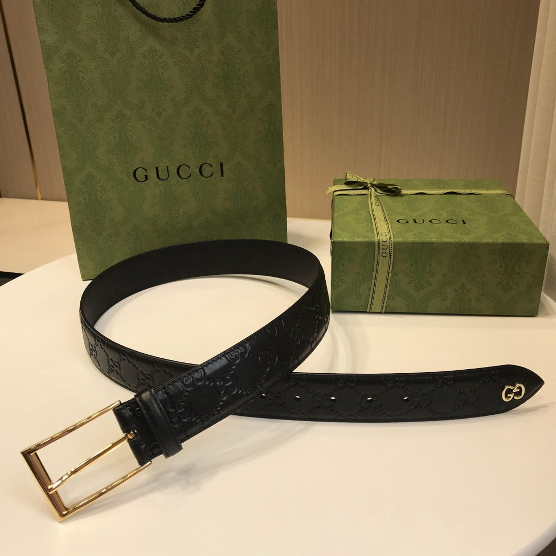 古G家-皮帶-4.0cm-男款