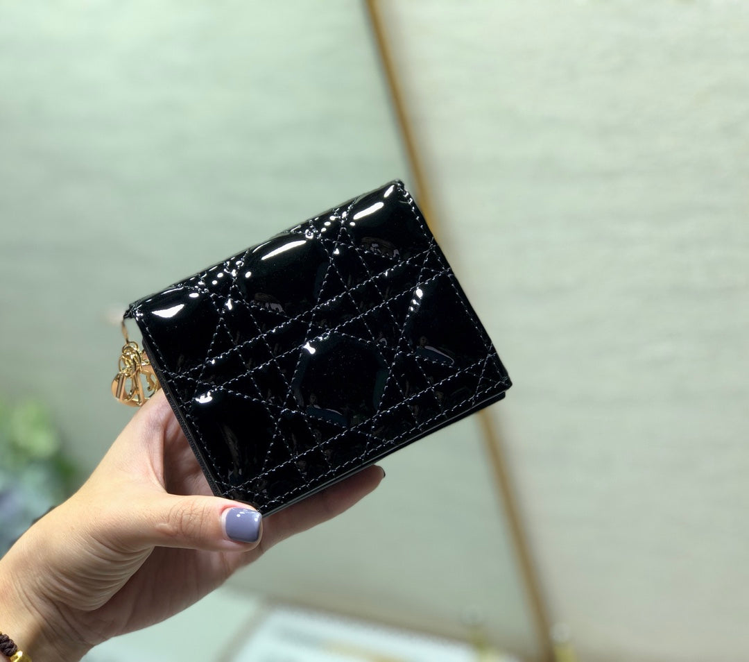 Dior 藤格紋卡包-11*9cm