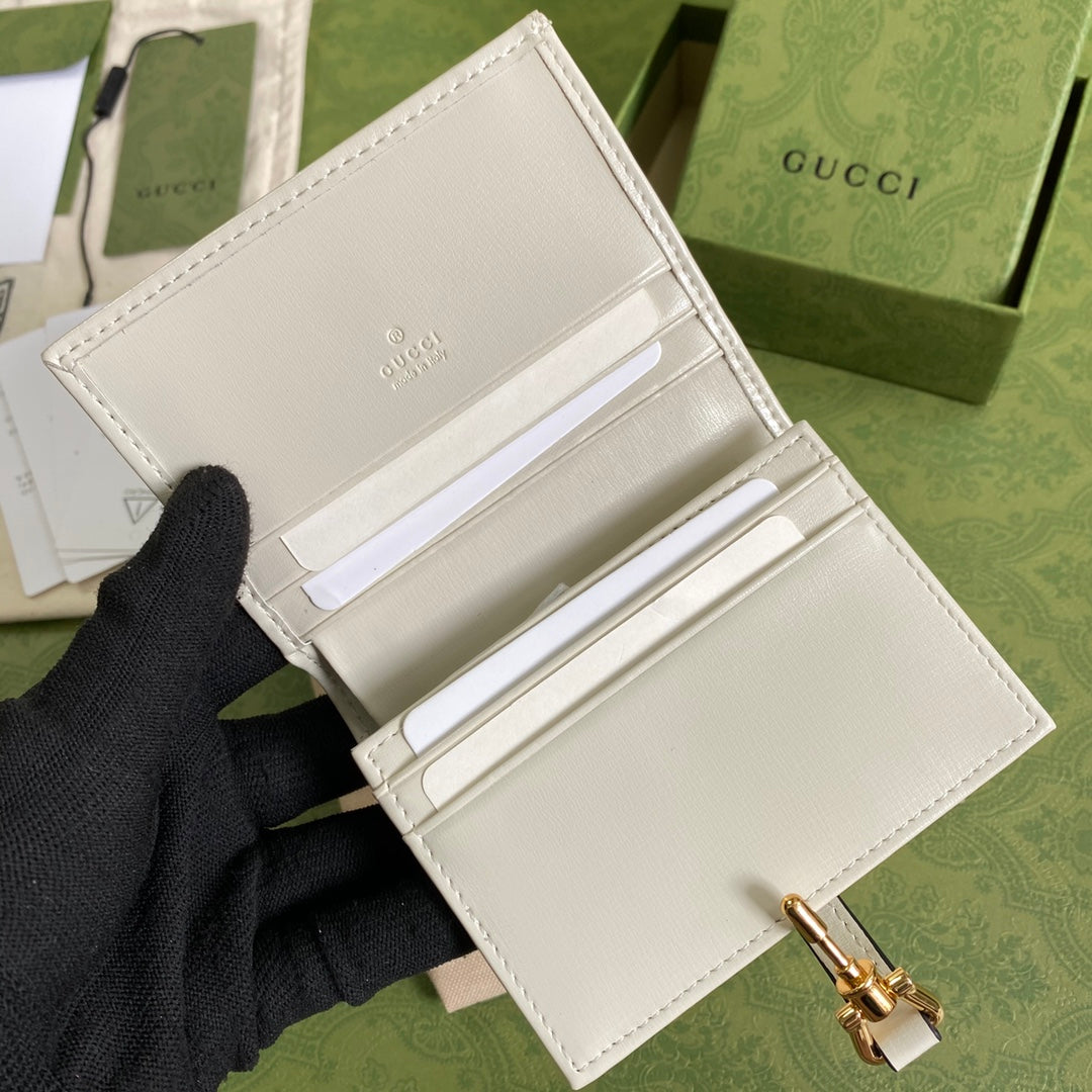 Gucci Jackie1961 系列拉鍊卡包短夾