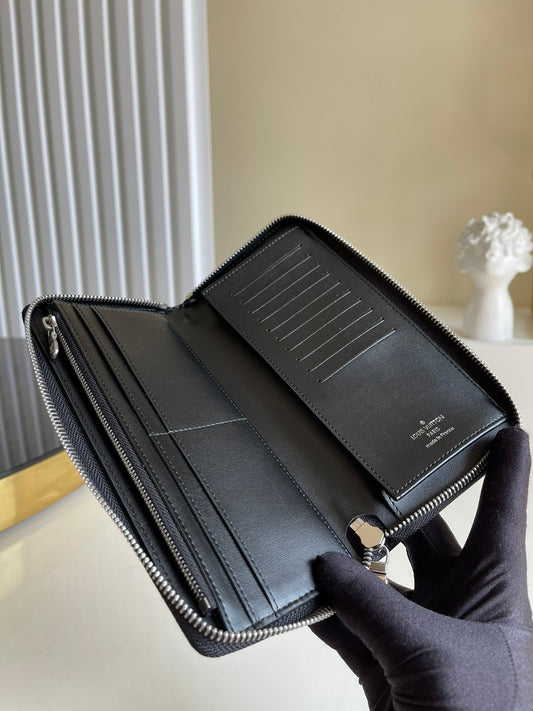 LV M60442 綠格 Zippy Vertical 男款長夾