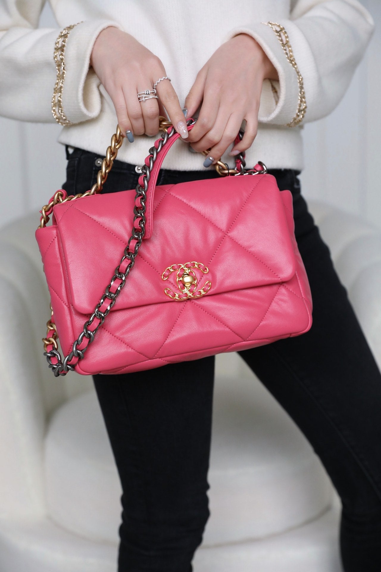 Chanel 19Bag-小號唇膏粉