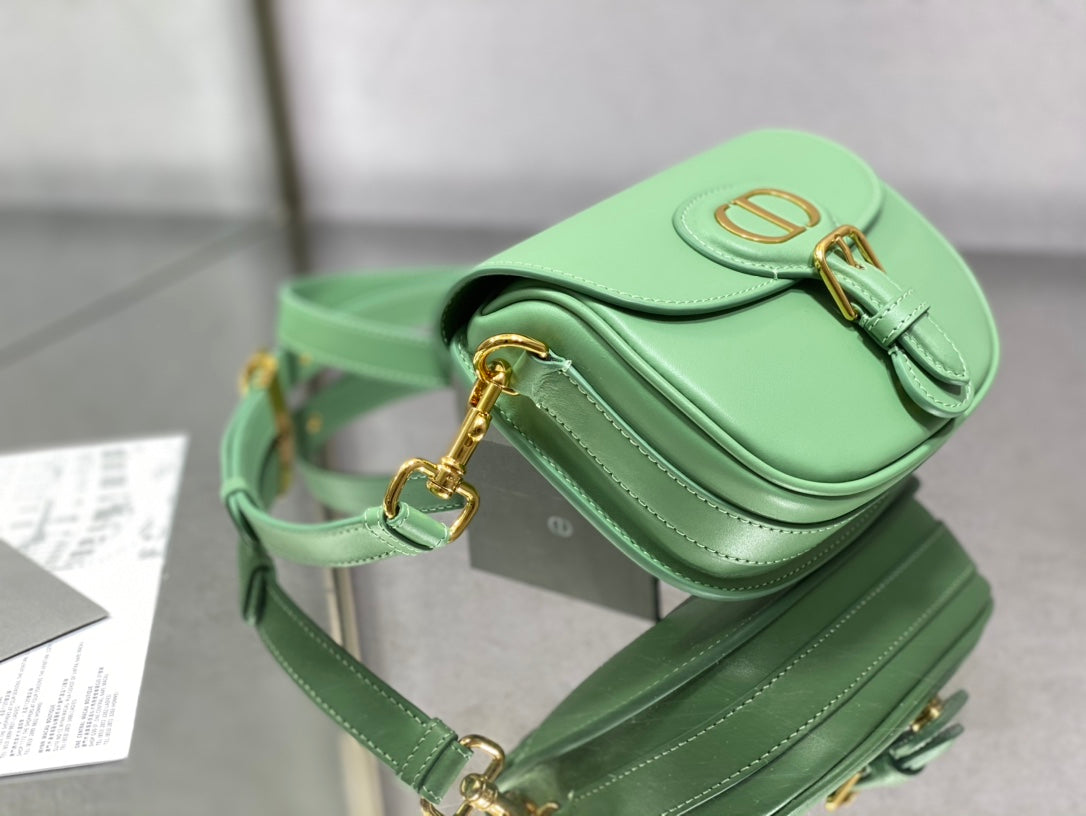 Dior Bobby-小號18cm-薄荷綠牛皮