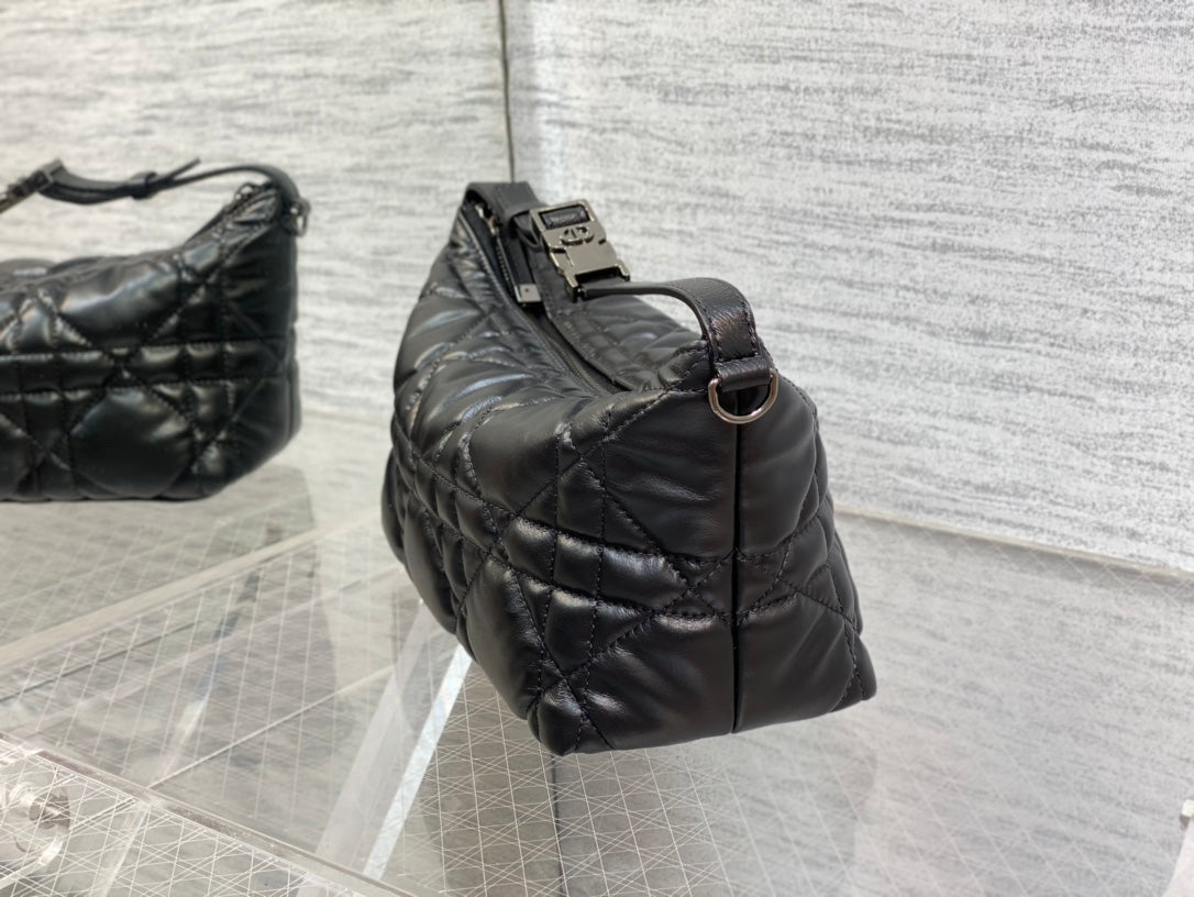 Dior-Nomad手提包 飯盒包 大號 黑色