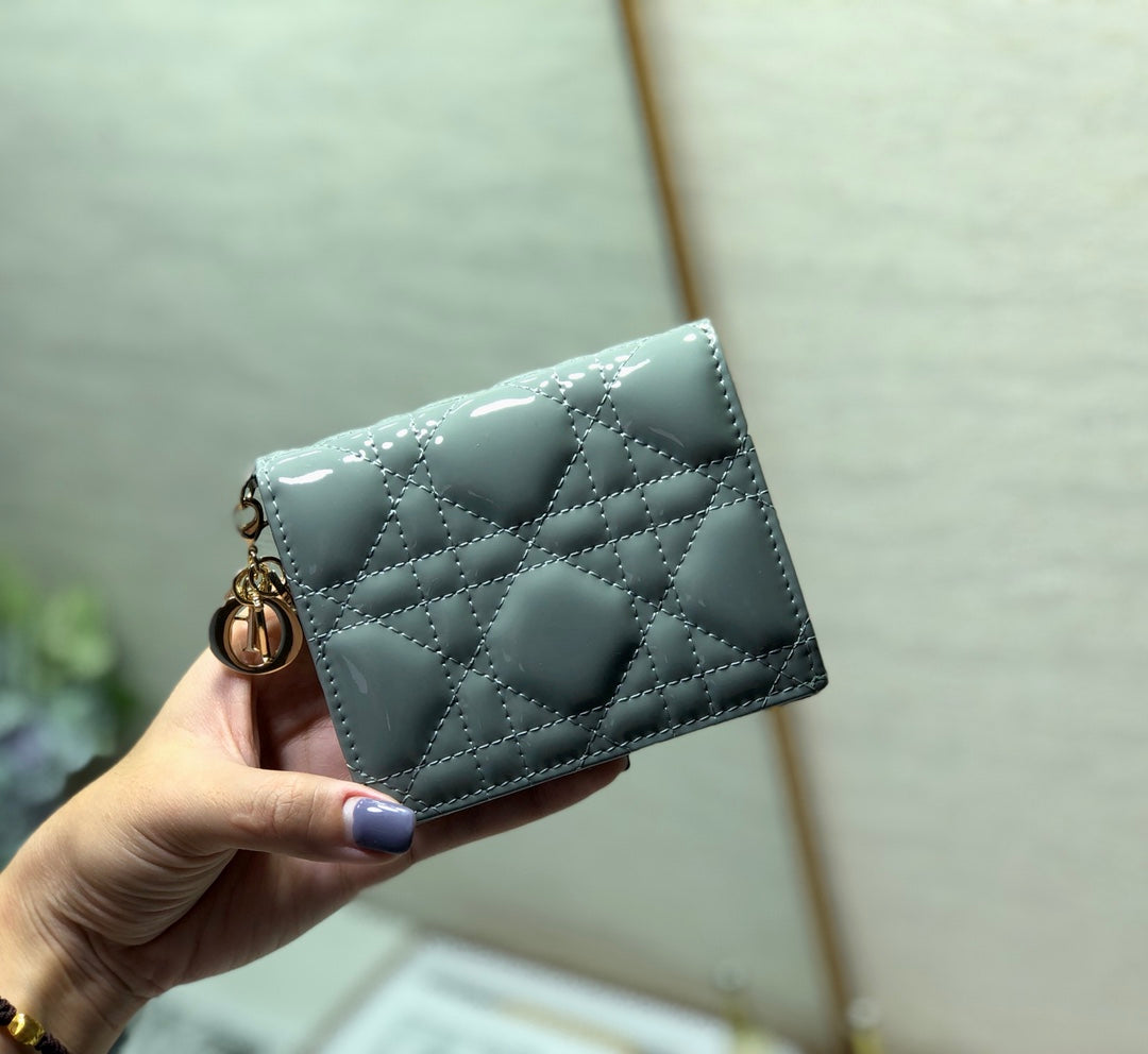 Dior 藤格紋卡包-11*9cm