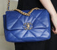 Chanel 19Bag-小號電光藍
