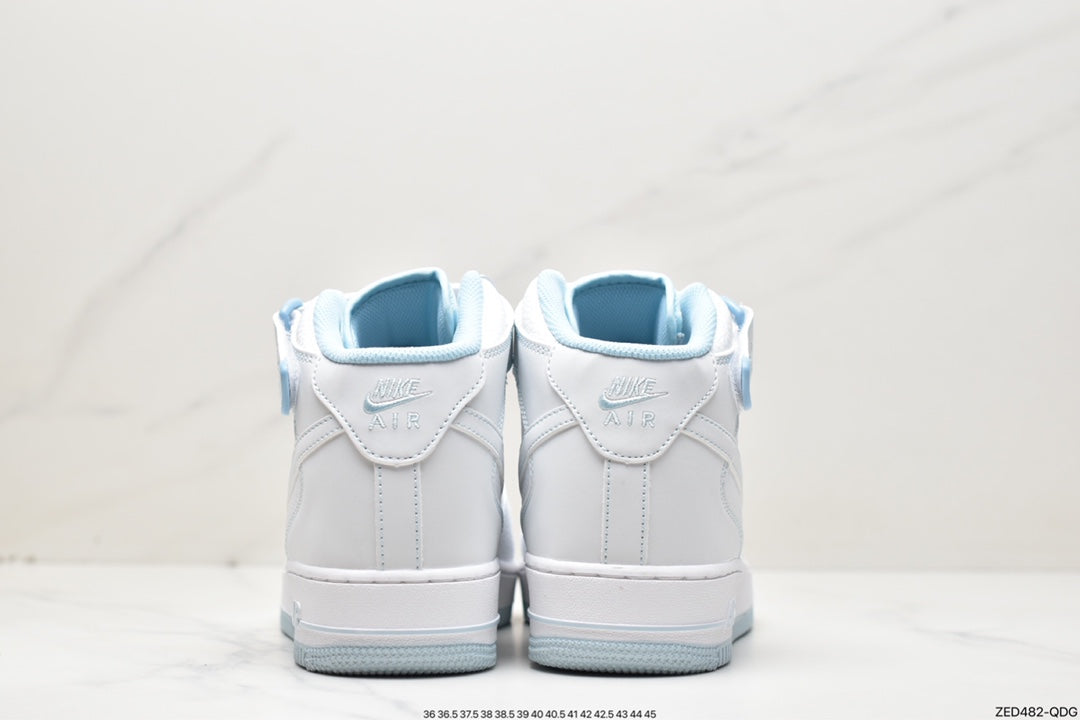 N1KE-Air Force 1 Mid 冰藍空