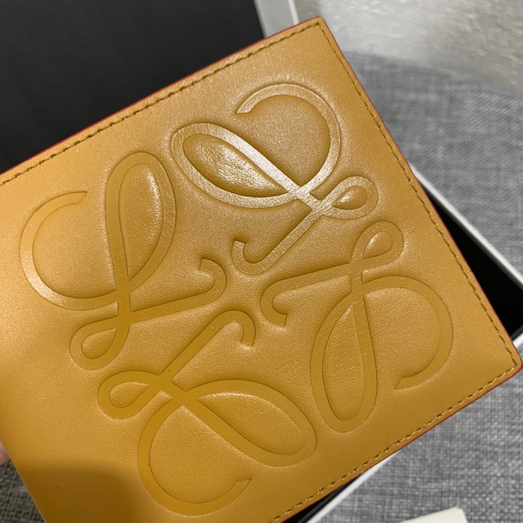 Loewe Brand Bifold Wallet 男款對折短夾