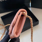 Chanel CF鏈條零錢卡包