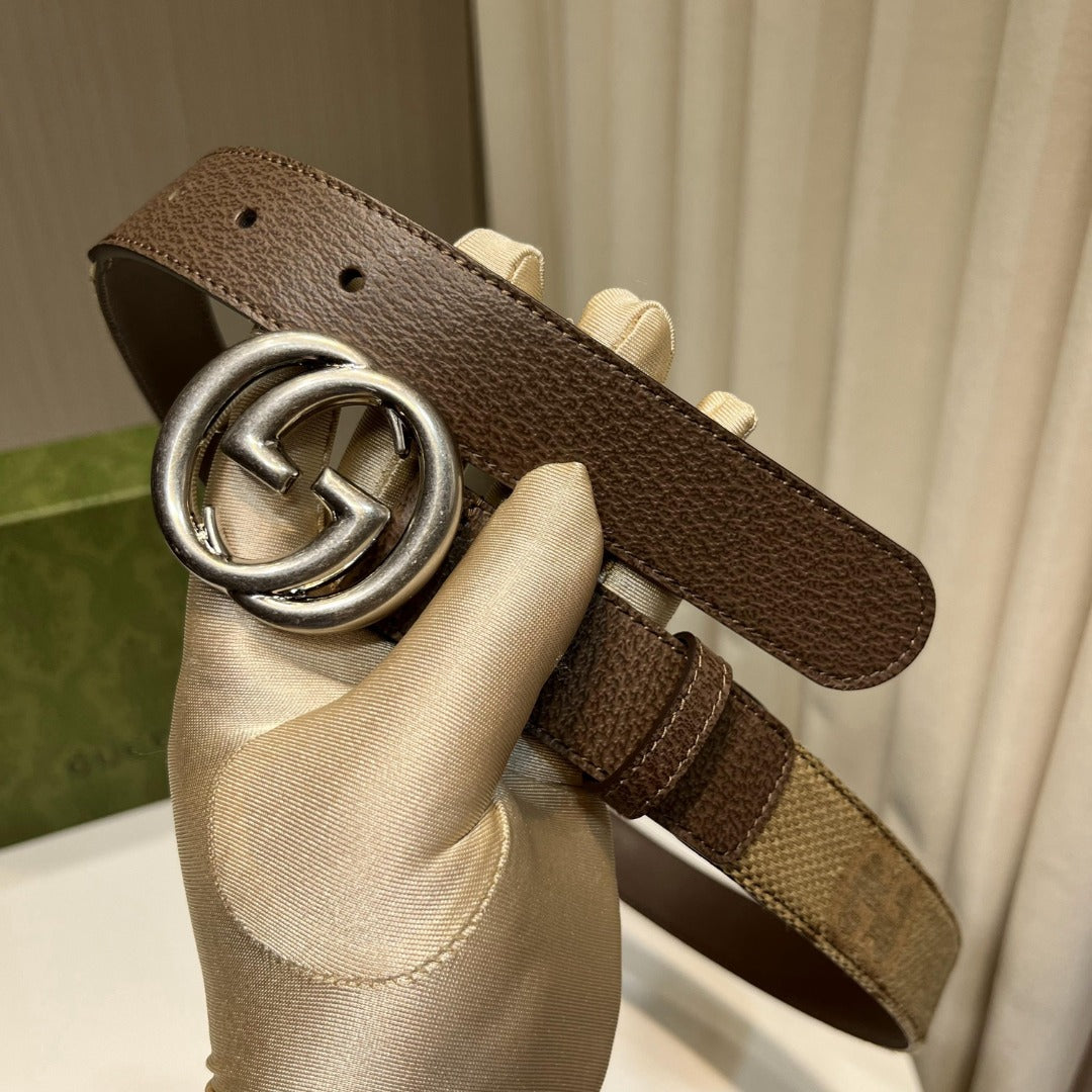 古G家-皮帶-3.0cm-男款