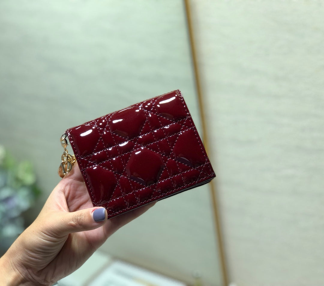 Dior 藤格紋卡包-11*9cm