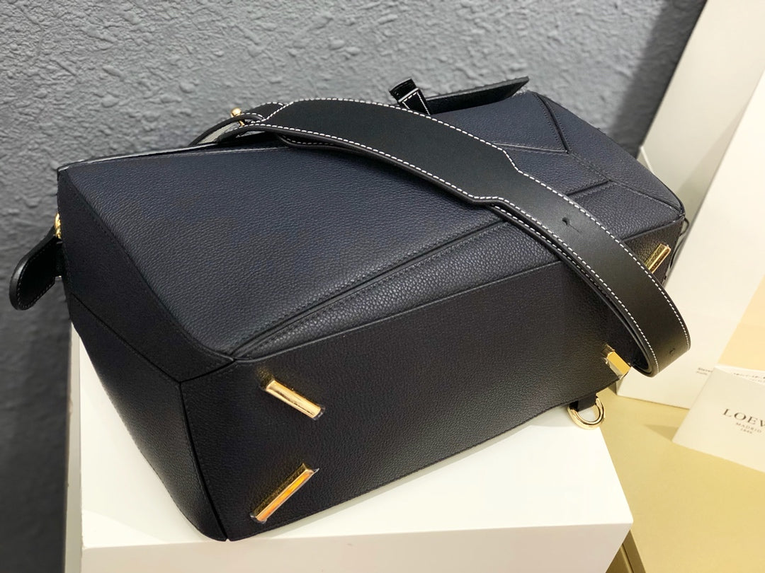 羅L威-Puzzle bag 荔枝紋 中號