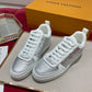 LV鞋-LV TRAINER 低筒 休閒鞋（銀）