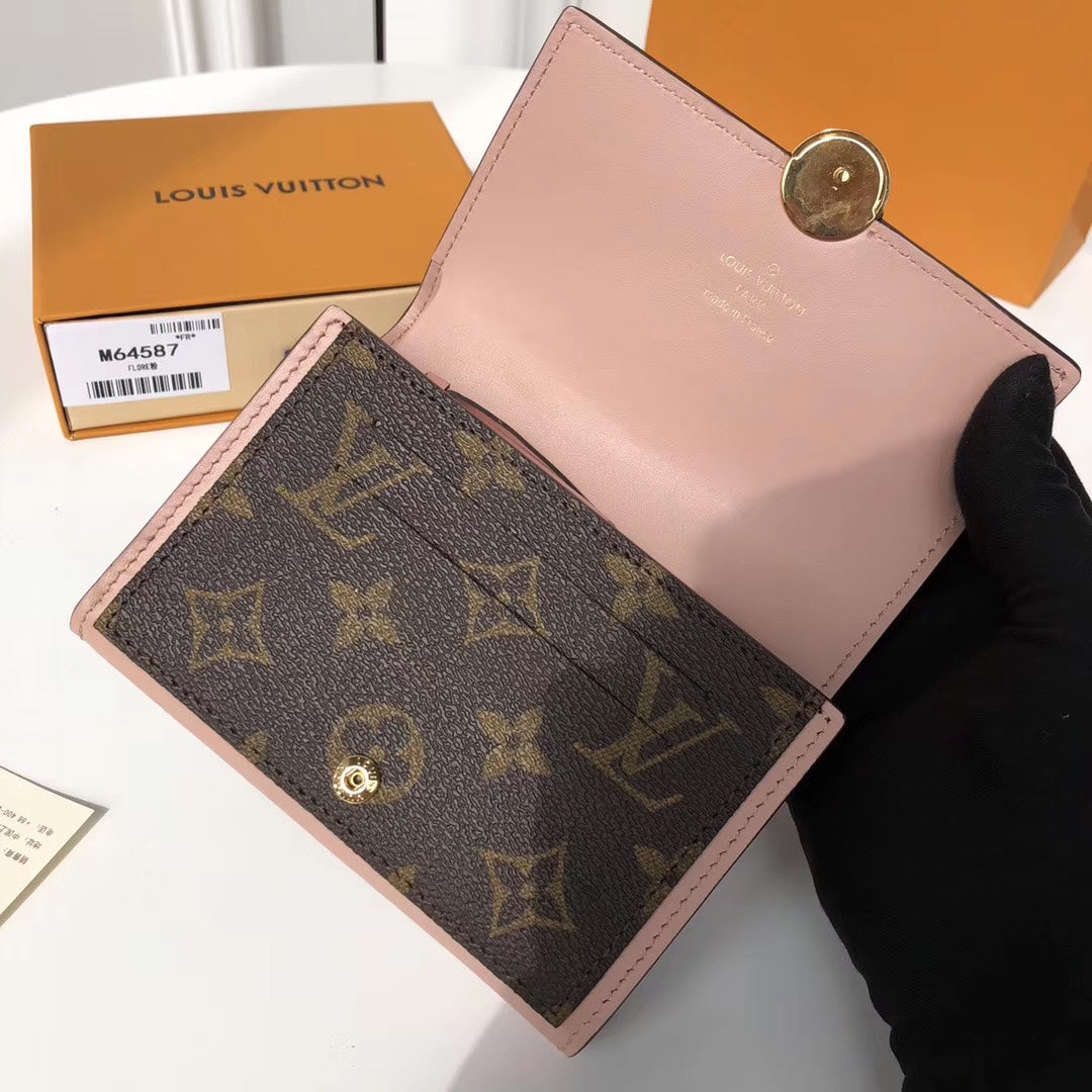 LV M64587 Flore短夾