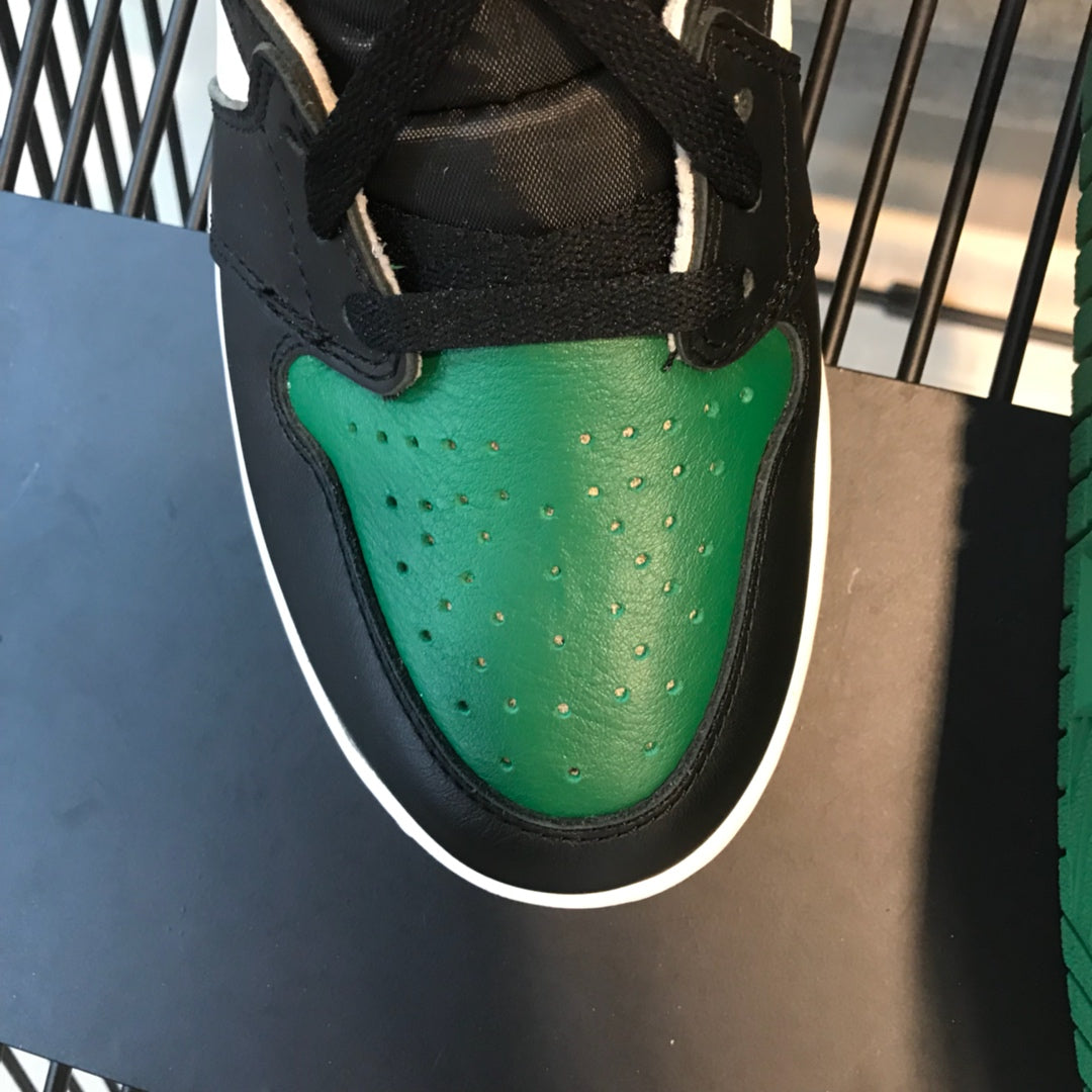 N1K- Air Jordan AJ1 高筒板鞋 黑綠色