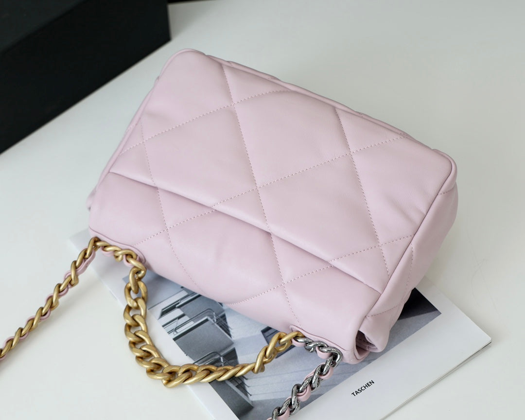 小香家-19Bag 粉色金扣 小號