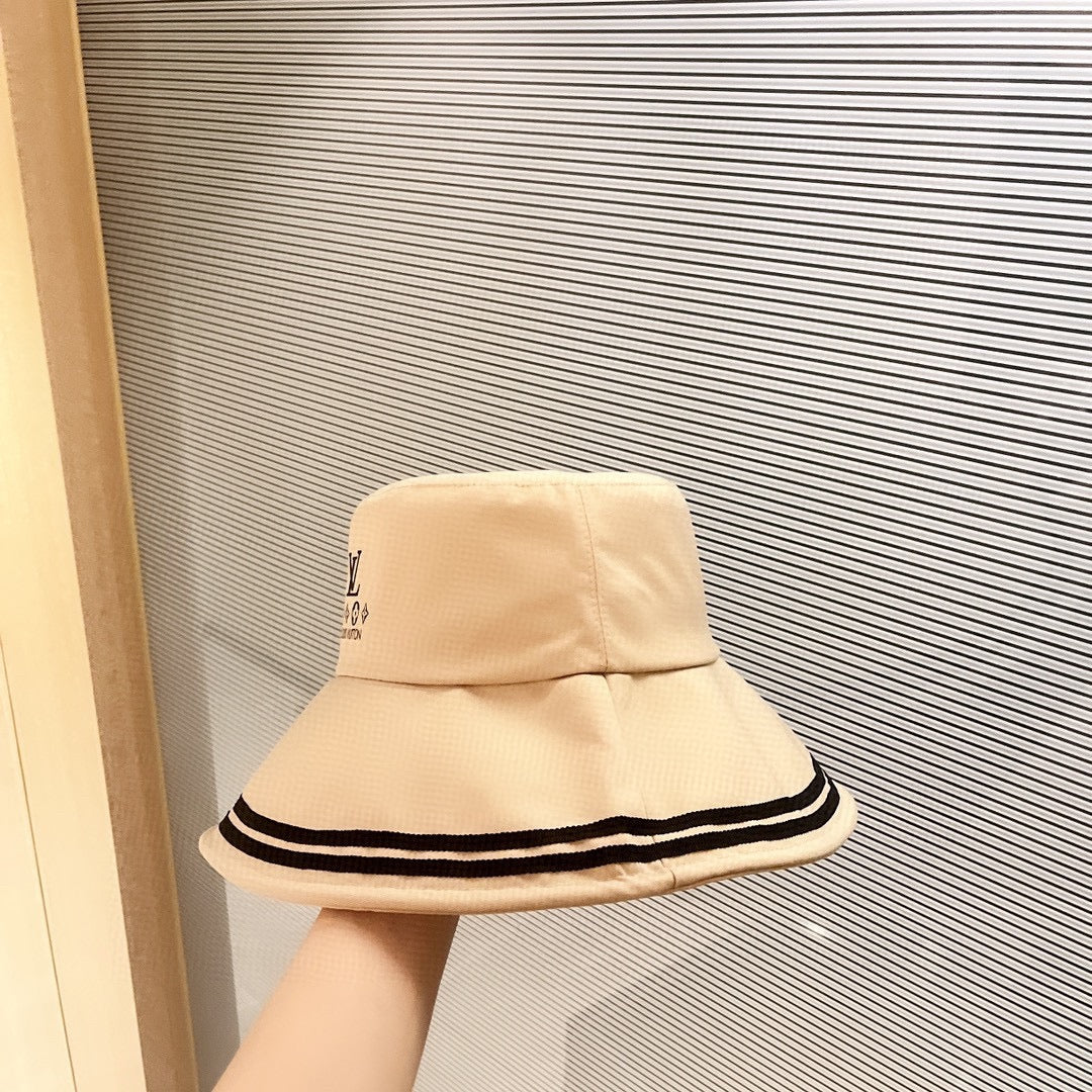 路L家-2022新款拼色漁夫帽