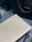 YSL_提花拼接文件手拿包-杏色金扣-30cm