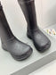 巴黎世-2022秋冬 x Crocs 防滑厚底雨靴 黑色