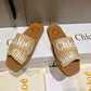 克羅C-奶茶色woody logo拖鞋（尺碼35-39，40、41訂製）