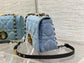迪D家- New Caro-25.5cm-牛仔布系列 藍色