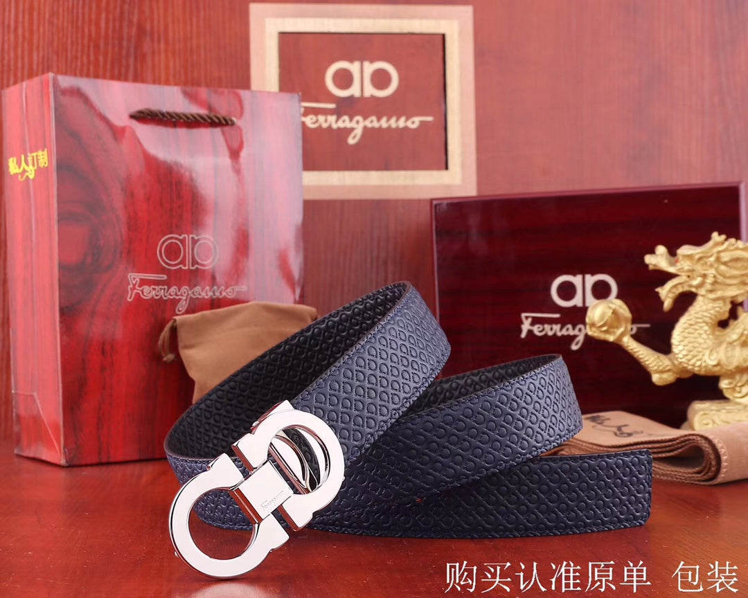 SF菲拉格-皮帶-3.4cm-男款