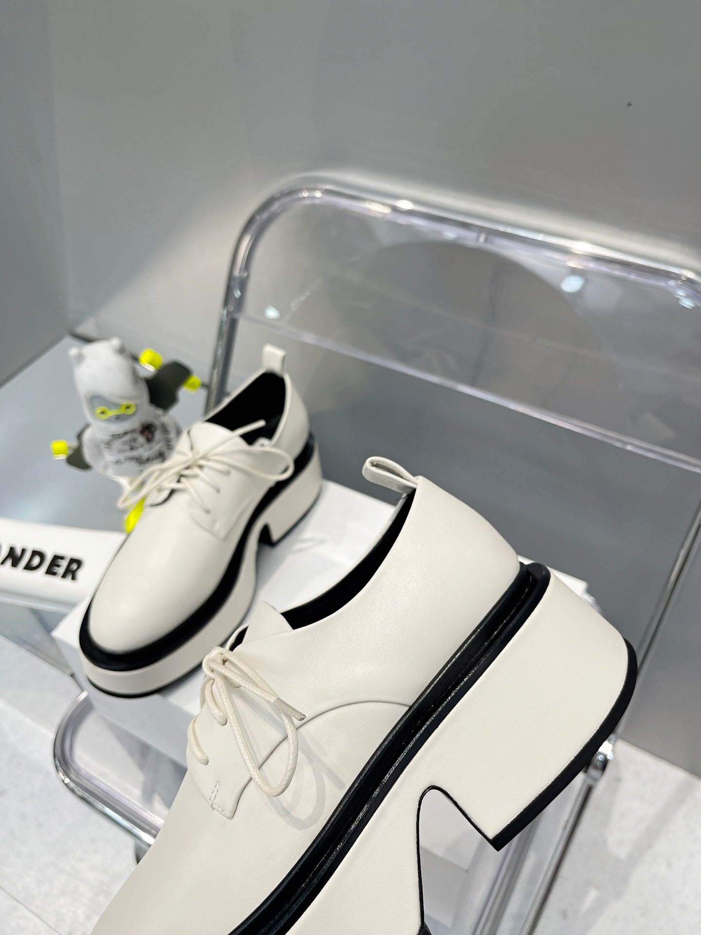 Jil sander-2022秋冬新款 淺口繫帶單鞋