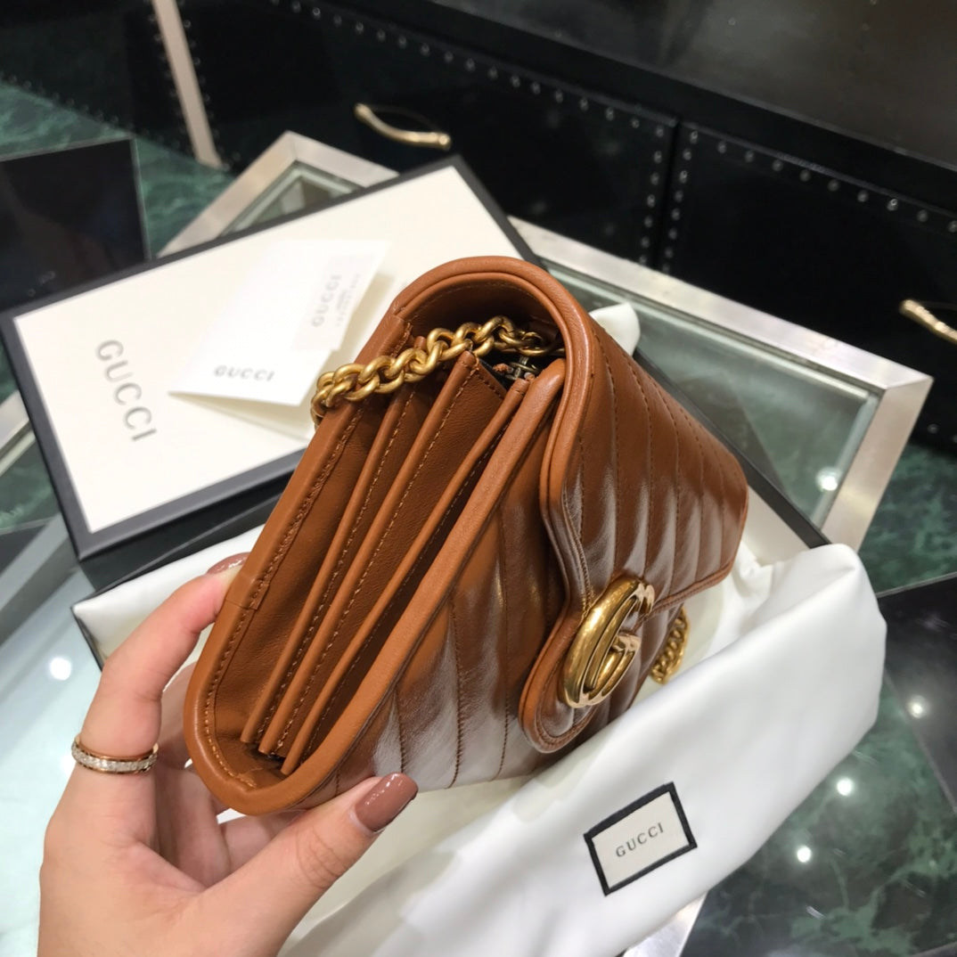 古G家-Marmont-焦糖色 WOC