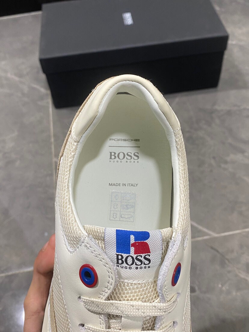 Bos-休閒鞋 運動鞋 奶茶色