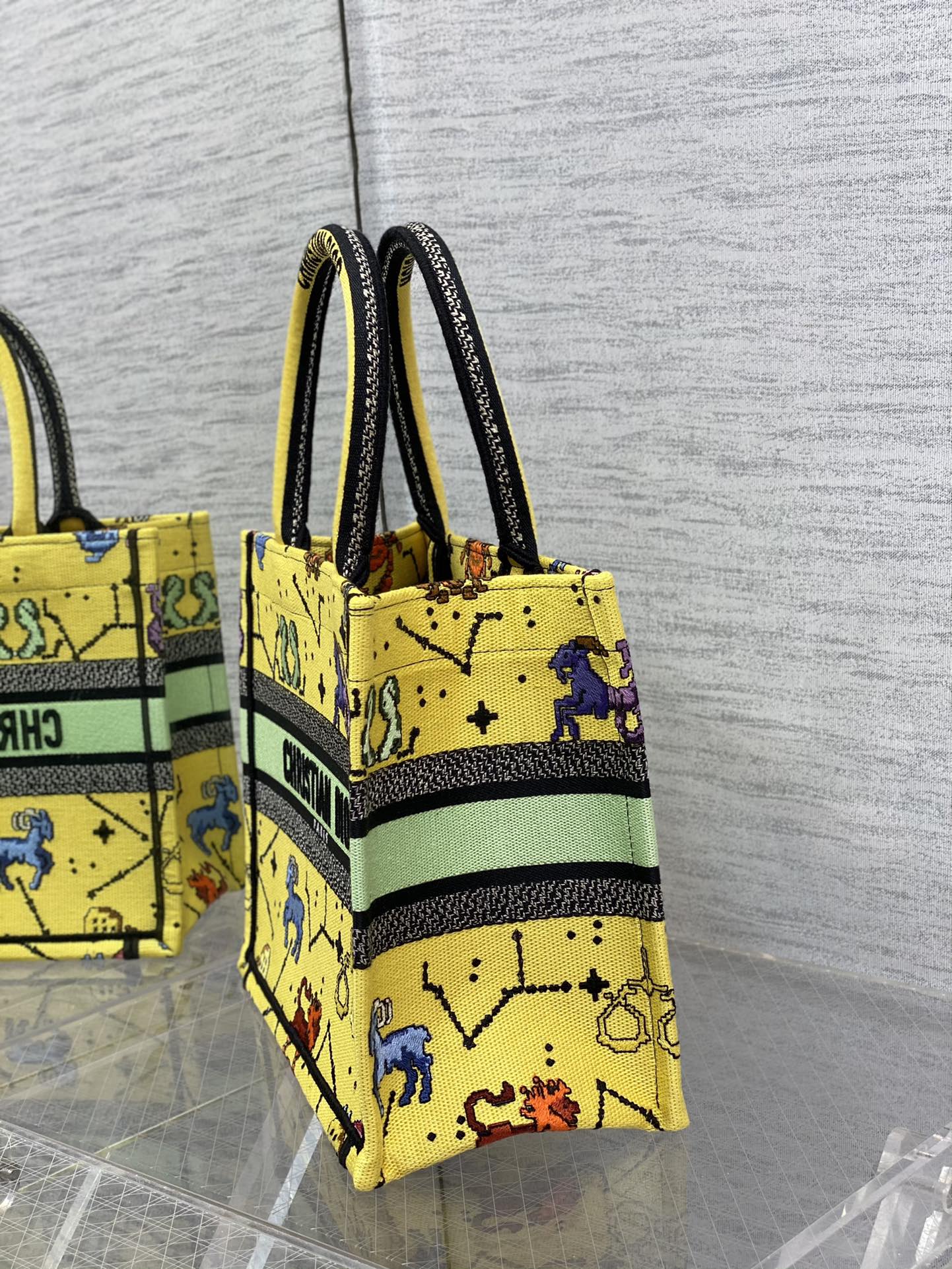 迪D家 Book Tote-小號26.5cm-七夕情人節限定 黃色
